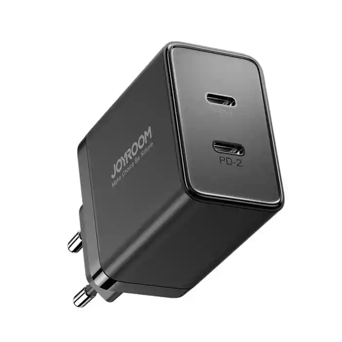 JOYROOM JR-TCF09 40W Dual USB-C / Type-C 2PD Mini Intelligent Fast Charger UK Plug